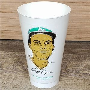 Bert Campy Campaneris Collectible Cup 1973 7Eleven 7-11 Slurpee Vintage Baseball